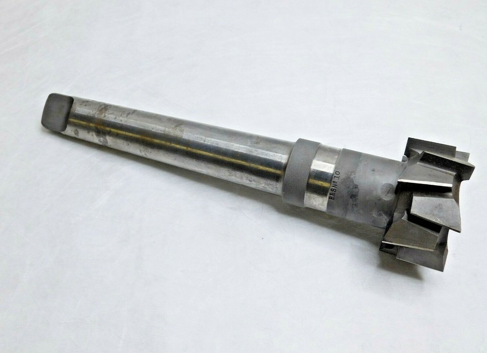 F&D Taper Shank T-Slot Cutter HSS 2-21/32" Diam x 10-3/8" OAL 12T