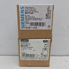 2 Pack Siemens 3RH2911-1FA40 Auxiliary Switch Block 4NO 240V 6.5A AC New