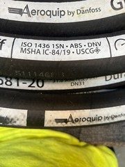 Aeroquip by Danfoss Synthetic Rubber Hydraulic Hose GH681-20 1 Ply Braid 50FT