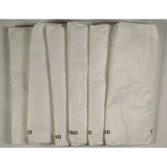 12 pc (6 Pair) Vinyl Gloves, Individually Wrapped, Medical Exam Gloves Sz L, PPE