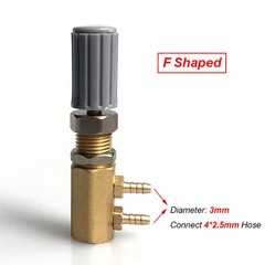 2x Dental chair water control regulating valve switch 3mm/5mm nozzle Accessories
