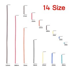 24 AWG Preformed Jumper Wires – 560 Pieces with Free Storage Box Included