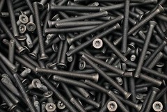 1/4-20 x 2-1/2″ Trailer Deck Screws 100 Qty – Black Trailer Screws for Traile…