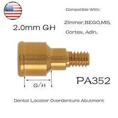 US Locator Tapered Abutment 1-5.0mm height for Zimmer TSV3.5 Mis Adin Implants
