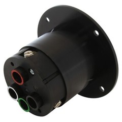 50 Amp 125/250 Volt CS6375 4-Prong Locking Male Plug Inlet Assembly by AC WORKS®