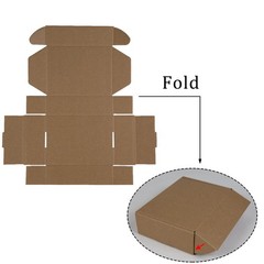 7x5x2 Inches Shipping Boxes Pack of 25, Brown Corrugated Cardboard Boxes for …