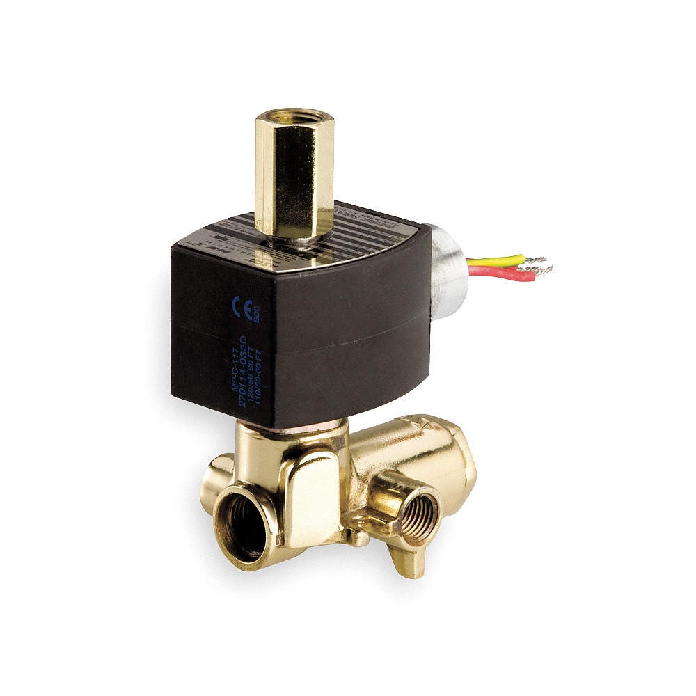 REDHAT EF8345G001 Solenoid Valve,Brass,Universal,Air 3UM18