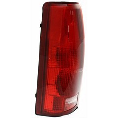 Left Tail Light Clear Red Lens Board C/K 1500 2500 3500 Suburban 5977867