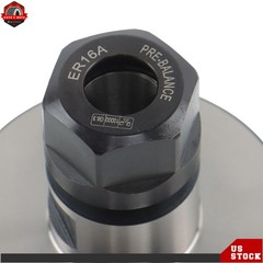 HSK63F-ER16A 70mm Projection Collet Chuck Tool Holder G2.5 30k RPM CNC machine