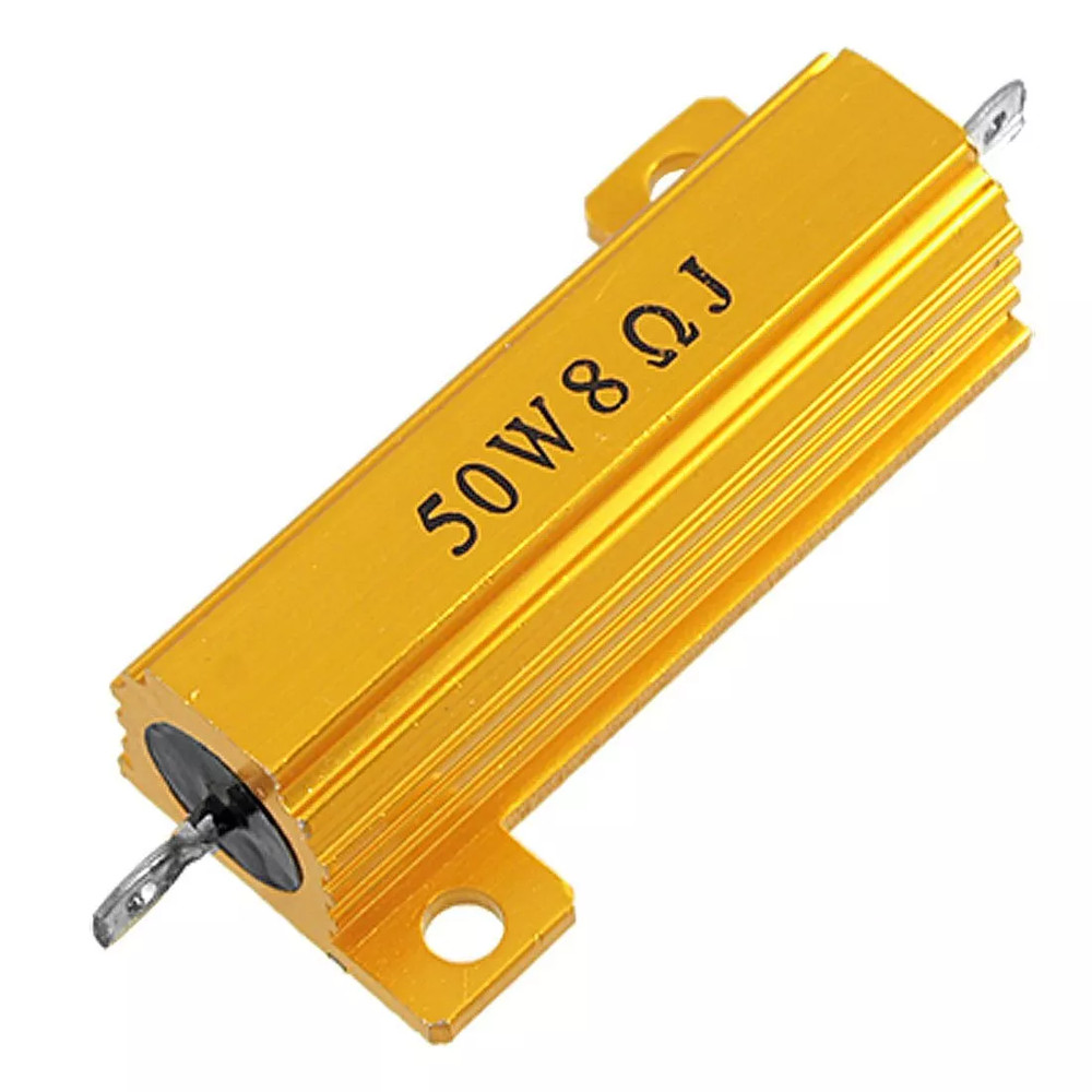 50W Resistor Metal Wirewound Range – Golden Load Aluminium 1 2 5 8 10 15 20 100