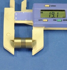 6.35 x 6.35 Shaft Flexible Coupling (1/4″ X 1/4″ STAINLESS STEEL Coupler Encoder