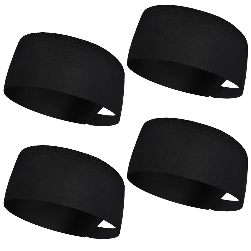 Chef Hats for Men Women Chef Beanie Chef Caps for Men Black4 Pieces