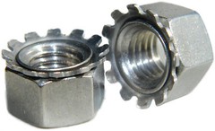 Stainless Steel Keps K-L lock Nut with free spinning washer 3/8-16 Qty 1000