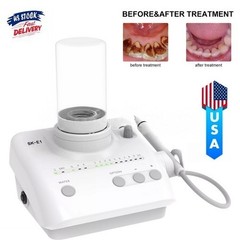 Dental Portable Ultrasonic Scaler W/Detachable Scaler Handpiece for Cavitron EMS
