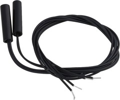 Magnetic Reed Proximity Sensor, Cylindrical Plastic Mounted, Pack 2