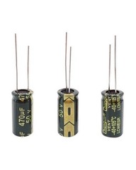 50V 470uF 10x20mm High Frequency Aluminum Electrolytic Capacitor 20pcs Lot TV