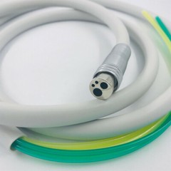 Dental 4 Hole Silicone Hose Tubing Tube for High Fast/Low Slow Speed Handpiece B