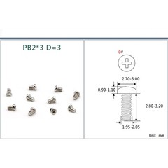 Self Tapping Screws Pan Head PB1/1.2/1.4/1.5/1.6/1.7/1.8/2mm Carbon Steel Bolts