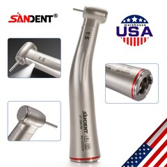 SANDENT 1:5 Increasing Fiber Optic LED Electric Contra Angle Handpiece Turbine