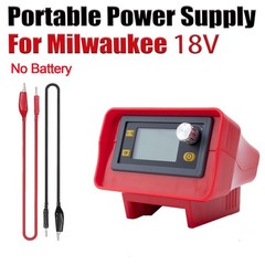 DC Power Supply For Milwaukee 18V Battery Adjustable Voltage Digital Display
