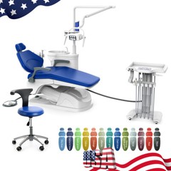 Dental Unit Chair Computer Controlled DC Motor Integral Doctor Stool TJ2688-A1-1