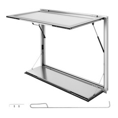 Uimoso 48×36 in Aluminum Alloy Concession Window with Folding Shelf