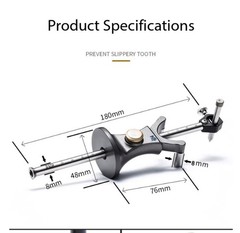 Dual-Purpose Straight and Curved Line Scribing Tool Parallel Line Drawing Tool