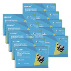 AZDENT Dental Orthodontic Self-Ligating Brackets Braces Mini MBT/ Roth 022