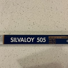 Lucas Milhaupt Silvaloy 505 Flux Cored Brazing Rod 18in BAg-24 50% silver