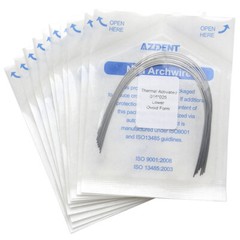 5X Dental Orthodontic Heat Thermal Activated Rectangular Niti Arch Wire