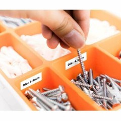 10x Label Cartridge For Brady BMP21-PLUS M21-750-499 Black/White 3/4″ x16′ Nylon
