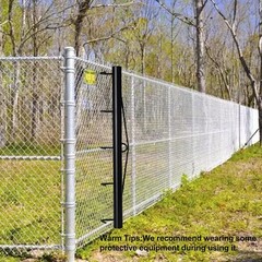Chain Link Fabric Fence Stretcher,5-Thicken Hook Bar,31.5 Inch Woven Wire Str…