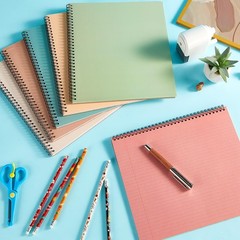 6 Packs 9.5″ x 11″ Landscape Note Pads College Ruled Notebooks Perforated Not…
