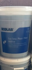 Ecolab Eco-Temp Phase I Rinse Additive for Machine Warewashing 5 Gallons 6113920