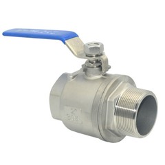 US STOCK 1/2″ to 2 in inch NPT thread MALE to Female Full Port Ball Valve SS 304