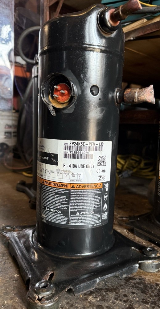 Copeland ZP24K5E-PFV-130, Scroll compressor, 220V, R-410a, Single Phase