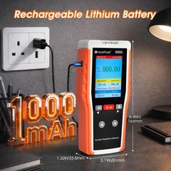 Nuclear Radiation Detector Geiger Counter Rechargeable Dosimeter 5 Units X-ray