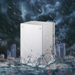 Uimoso Steel Electrical Enclosure Box16x12x8in Stainless Steel for Wiring