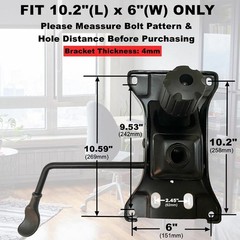 Mecanismo inclinación silla oficina reforzado 500 lb base giro