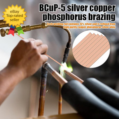 20PCS 15 Percent Silver Brazing Rods HVAC Refrigeration Copper Welding Rods