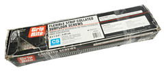 Grip Rite #8 x 1-3/4″ Yellow Zinc Plated Collated Subfloor Screws 1000 Ct SF134C