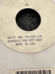 7″ x 1/2″ x 1-1/4″ 46 Grit White Surface Grinding Wheel T1-7W31409 H Hardness