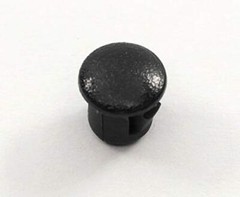 1/4″ Hole Nylon Locking Panel Plugs Black/White Dome Cover 5/16″ Top Width