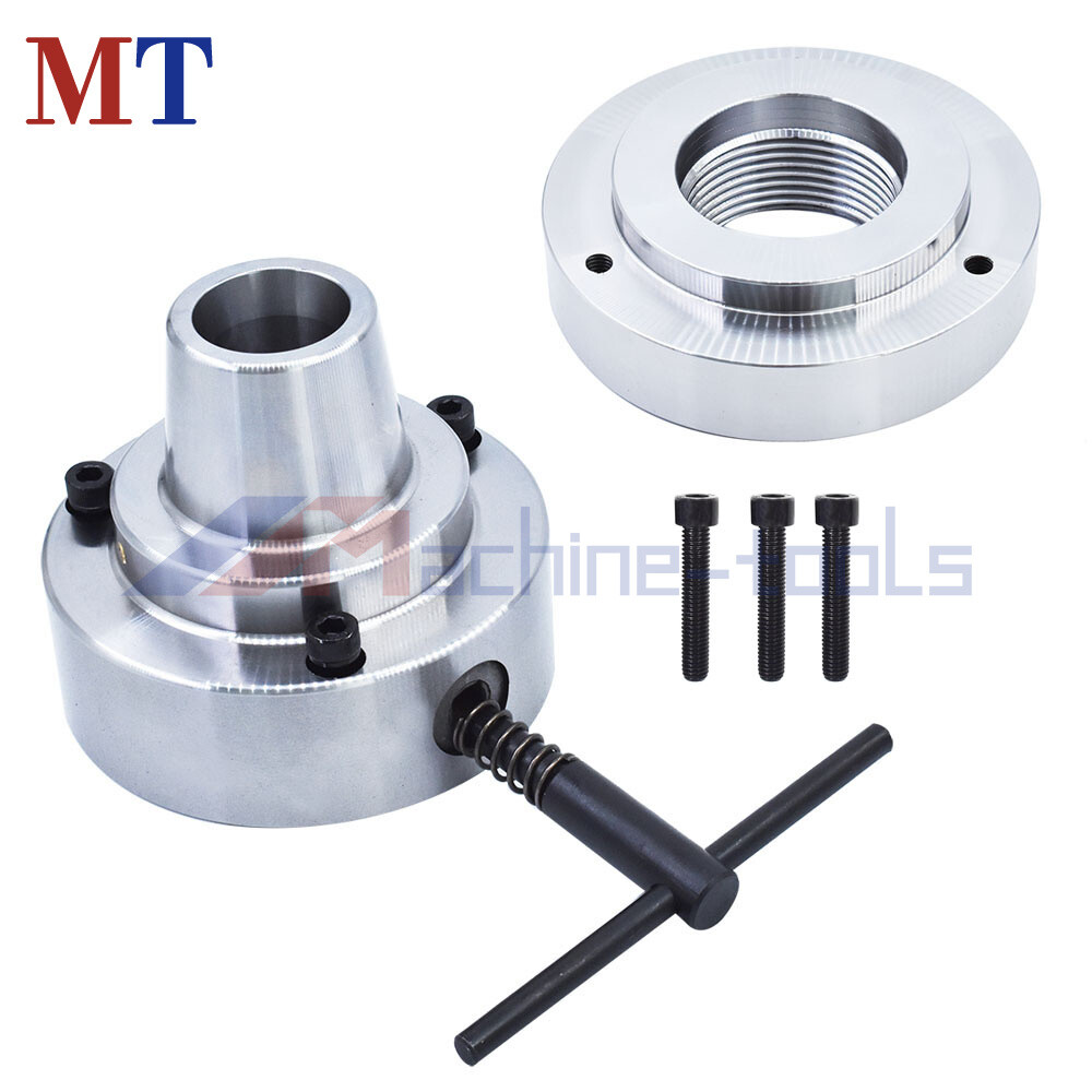 5C 5″ Collet Lathe Chuck Closer W/ Semi-finished Adp.2-1/4″ x 8 Thread Chuck