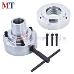 5C 5″ Collet Lathe Chuck Closer W/ Semi-finished Adp.2-1/4″ x 8 Thread Chuck