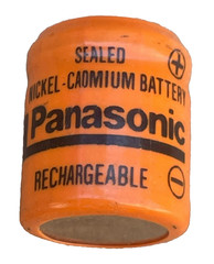 Panasonic Nickel Metal Hydride, 1.2V, 110mAh, Made in Japan (Lot of 10)