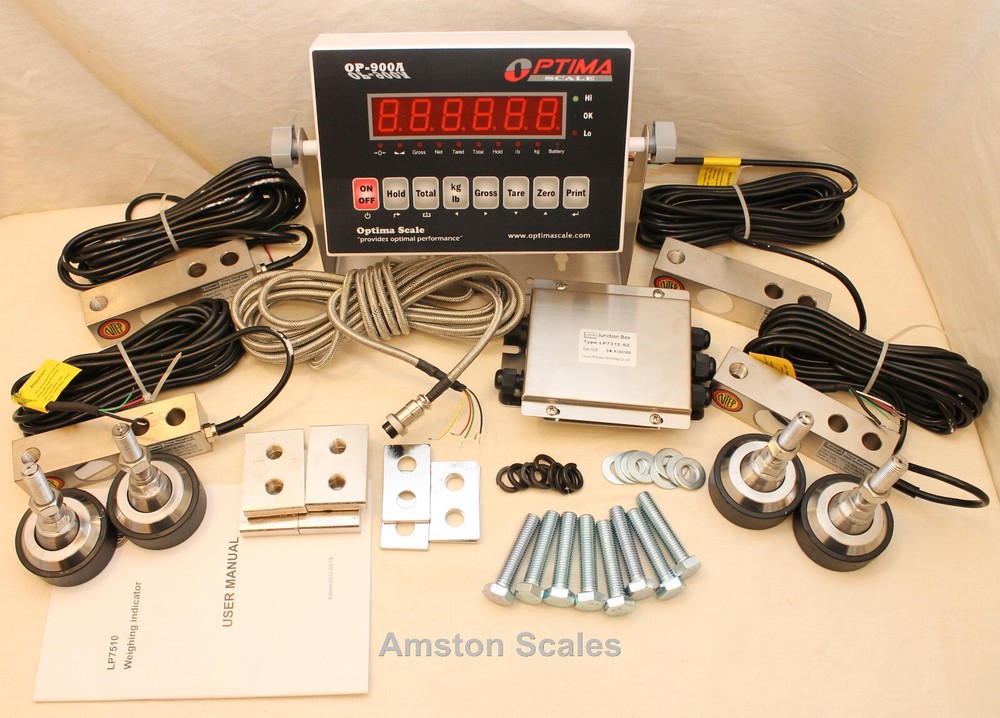 20,000 LB LOAD CELL WEIGHING SCALE KIT NTEP LEGAL FOR TRADE CATTLE FLOOR TRUCK
