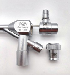 Karl Storz 10318D Bronchoscope w/10318L Light Carrier & 10315M Window Plug Set