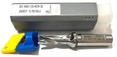 ISCAR – DCNS 135-041-140B-3D Replaceable-Tip Drill: 13.5 to 13.9