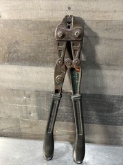 National Telephone Supply Co. Nicropress 51 plum Oval Manual Swaging Tool. ID #2